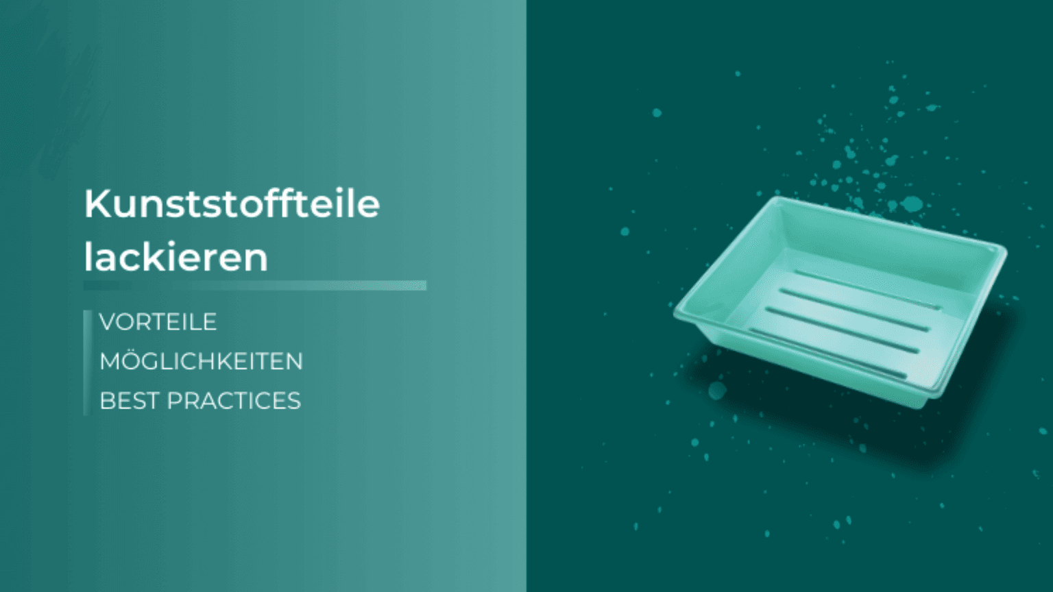 Kunststoff lackieren Banner