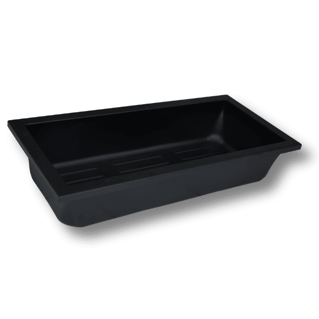 Pflanzwanne in schwarz