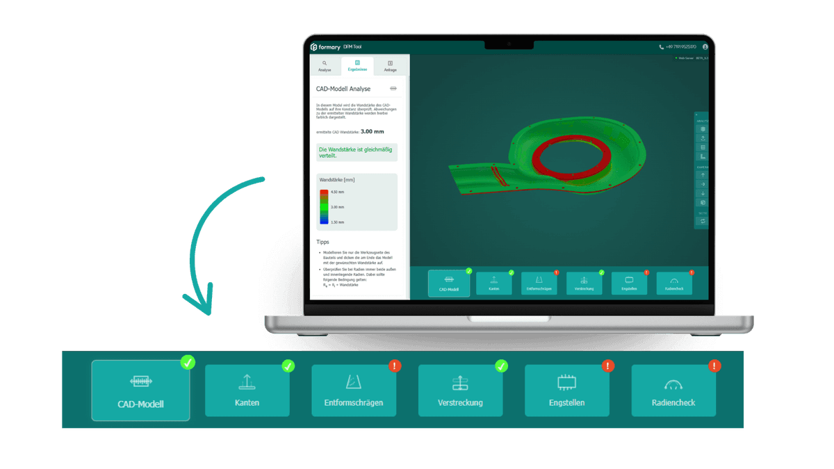 DfM-Analyse Software