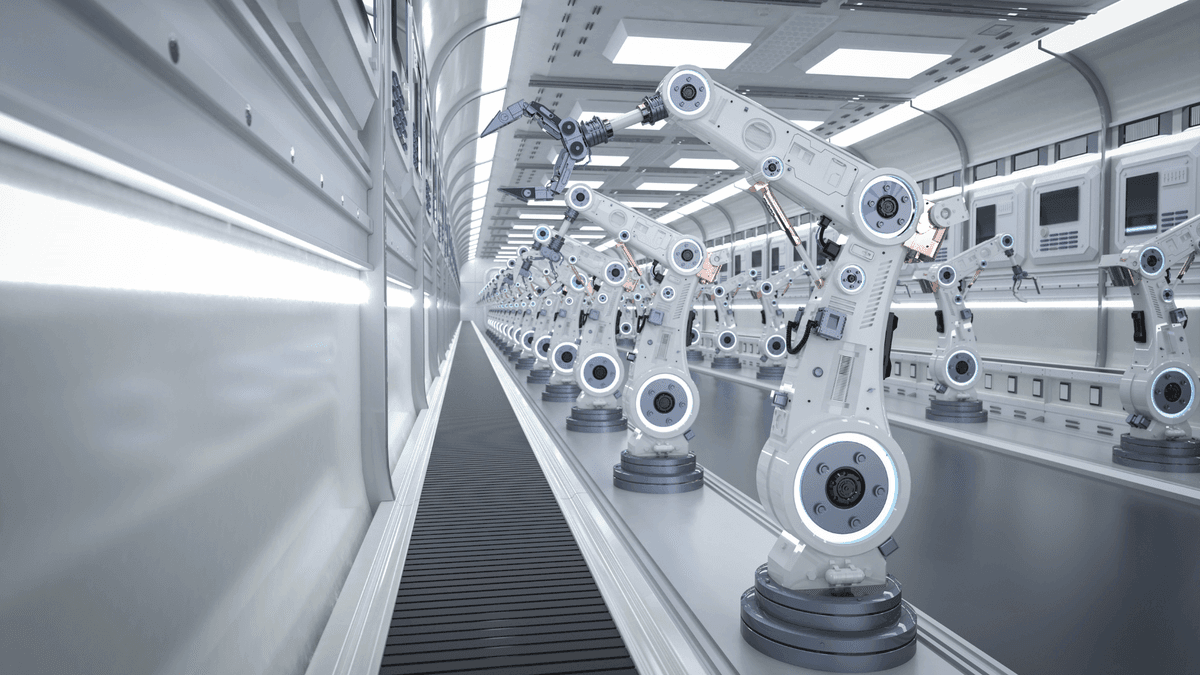 Industrieroboter zur Automatisierung der Produktion
