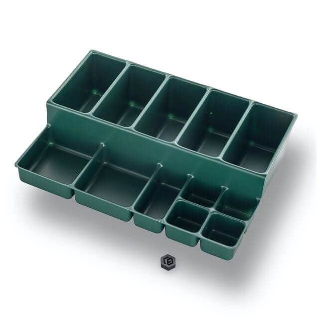 Inlay in grün
