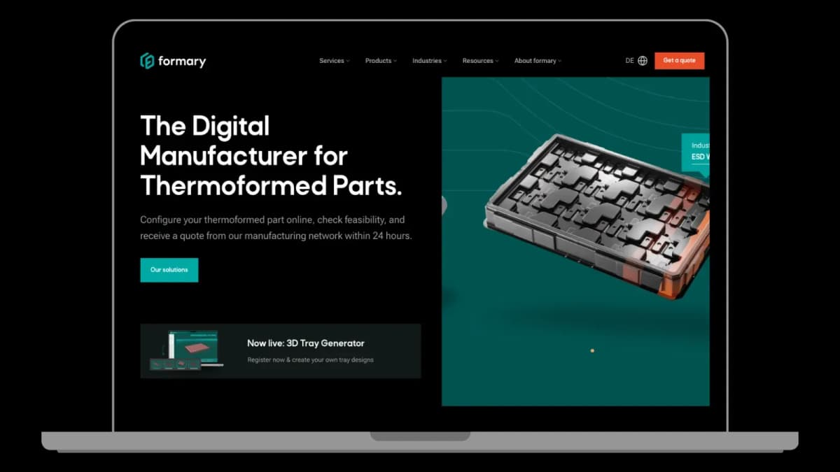 Mockup formary Webseite Englisch