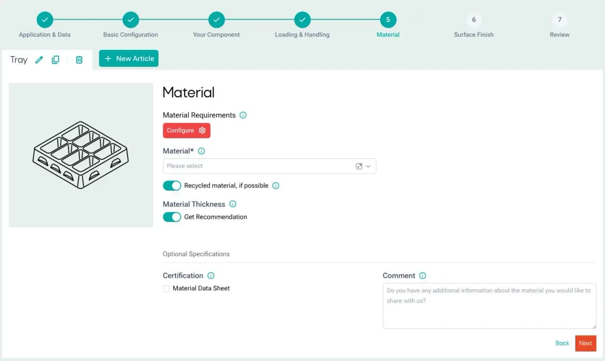 formary configurator material eng