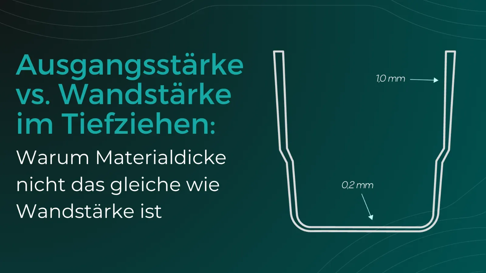 Ausgangsstärke vs. Wandstärke im Tiefziehen_Banner