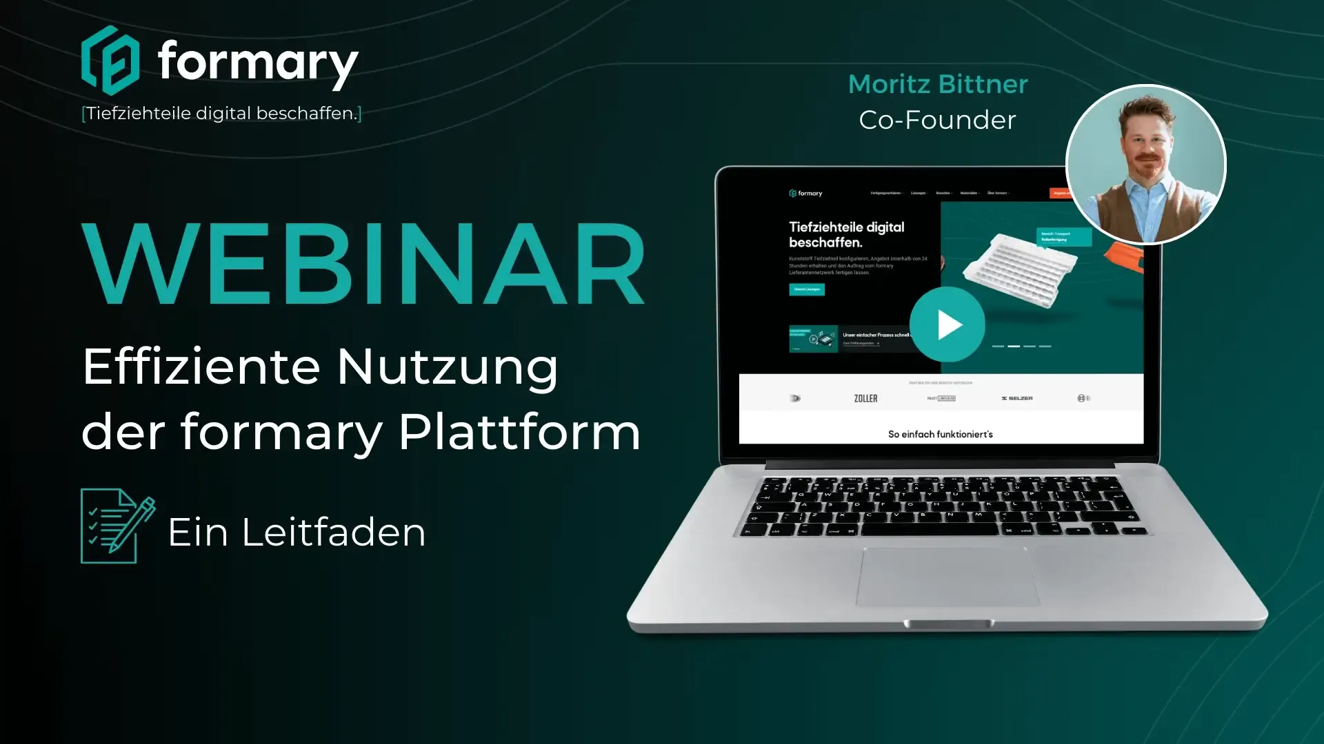 Webinar Effiziente Nutzung der formary Plattform Banner